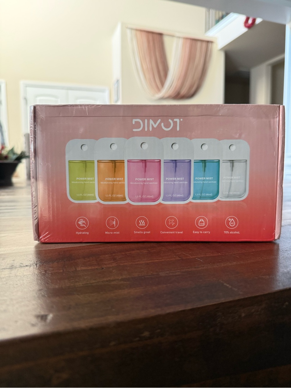 DIMOT Power Mist 6pcs Hand Sanitizer Spray Set